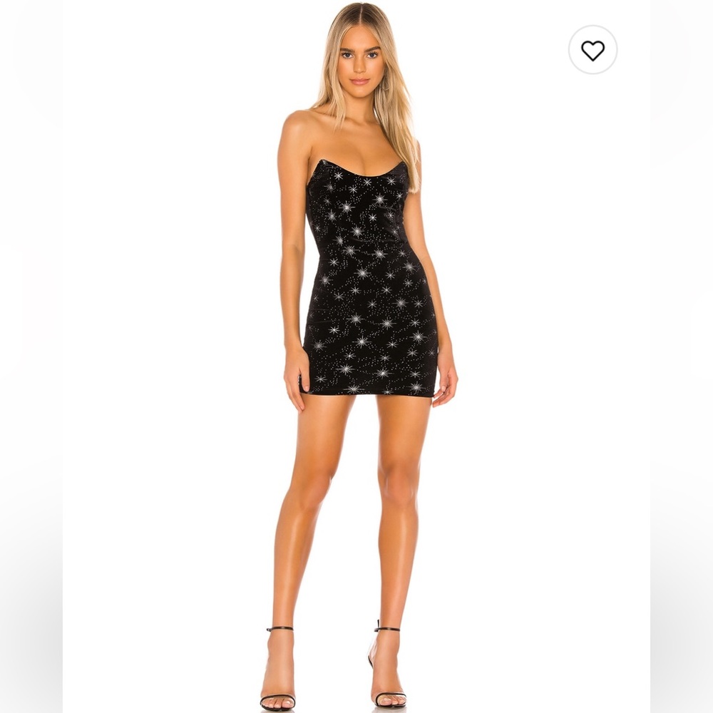 Revolve Superdown Stevie Sweetheart Mini Dress